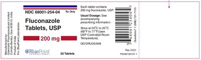 Fluconazole Tablets 200mg 30 Tablets Rev 0714.jpg Fluconazole Tablets 200mg Label - Fluconazole Tablets 200mg 30 Tablets Rev 0714